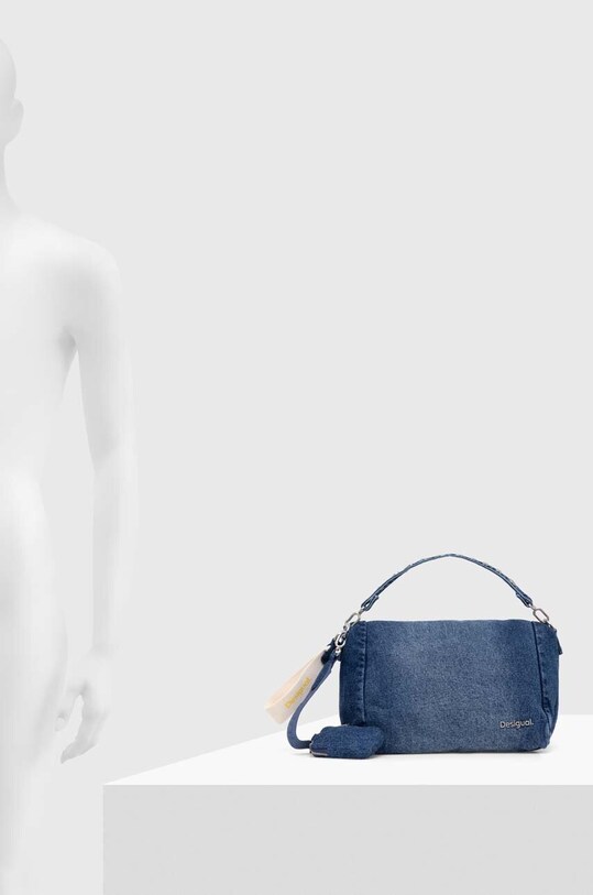 Desigual torebka DENIM PRIORI LOVE 24SAXD03