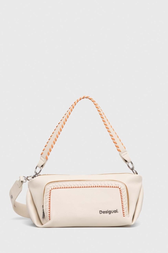 Kabelka Desigual imitácia kože béžová 24SAXP74