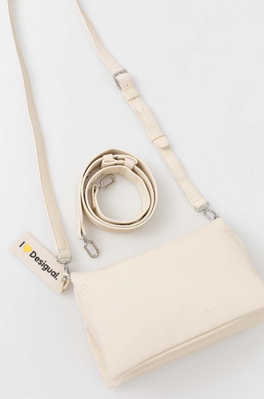 Τσάντα Desigual AQUILES DORTMUND FLAP μπεζ 24SAXP84