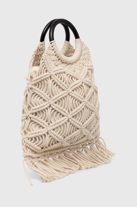 Sisley geanta de bumbac 6GKDWY041 bej SS24