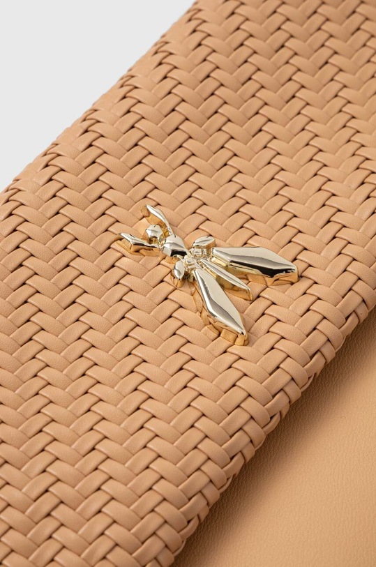 Patrizia Pepe kopertówka skórzana beżowy 2B5460.L111