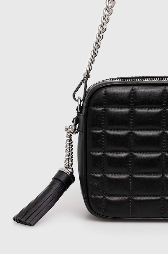 Akcesoria MICHAEL Michael Kors torebka skórzana 32R4SJ6M6L czarny