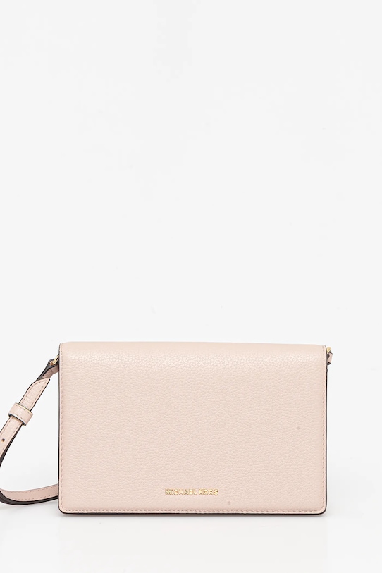 Kožená kabelka MICHAEL Michael Kors přírodní kůže růžová 32S4GJ6C6L
