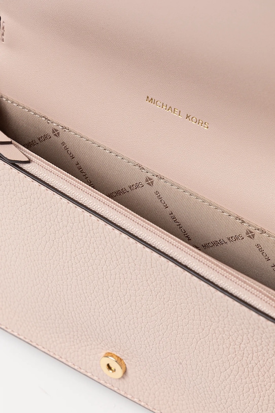 Kožená kabelka MICHAEL Michael Kors 32S4GJ6C6L růžová