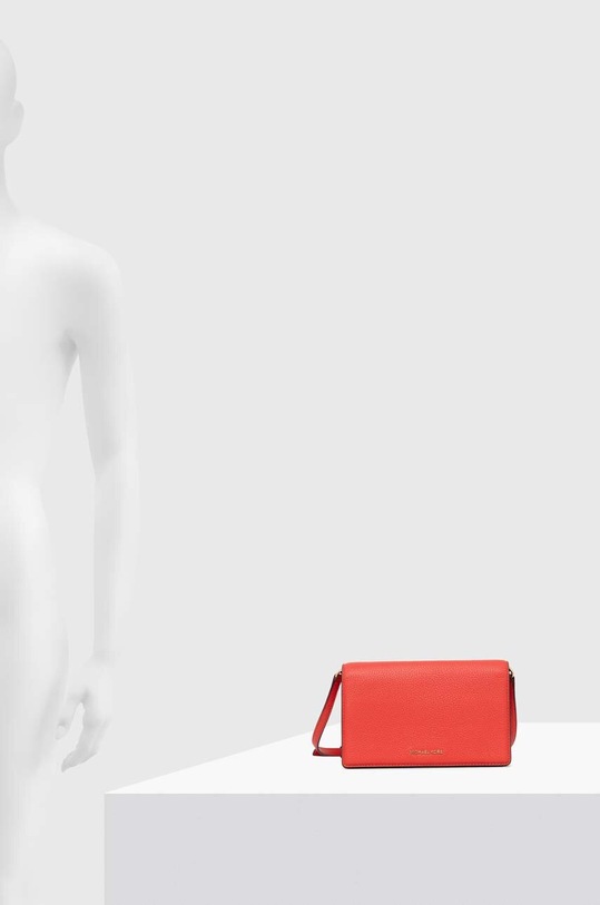 Δερμάτινη τσάντα MICHAEL Michael Kors 32S4GJ6C6L πορτοκαλί