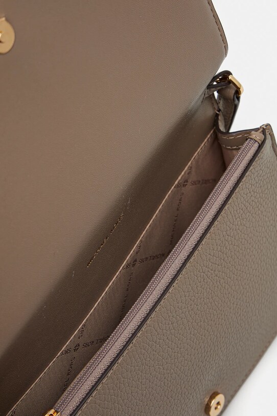 Kožená kabelka MICHAEL Michael Kors 32S4GJ6C6L béžová