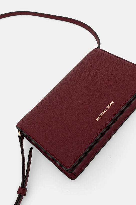 MICHAEL Michael Kors torebka skórzana bordowy 32S4GJ6C6L