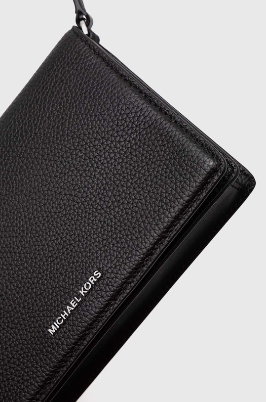 Kožená kabelka MICHAEL Michael Kors černá 32S4SJ6C6L