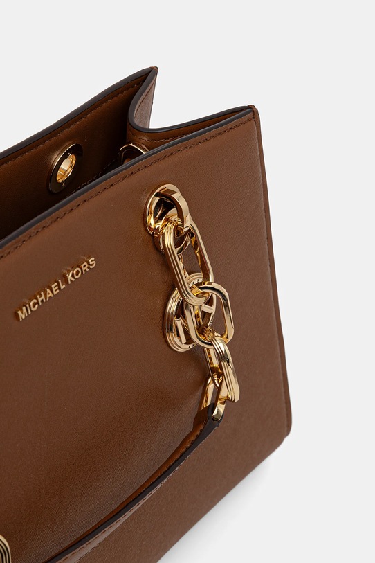 Δερμάτινη τσάντα MICHAEL Michael Kors 30S4GCYS2T καφέ
