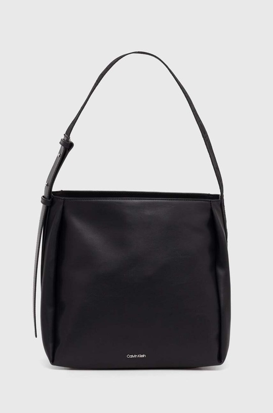 Τσάντα Calvin Klein απομίμηση λείου δέρματος μαύρο K60K611667