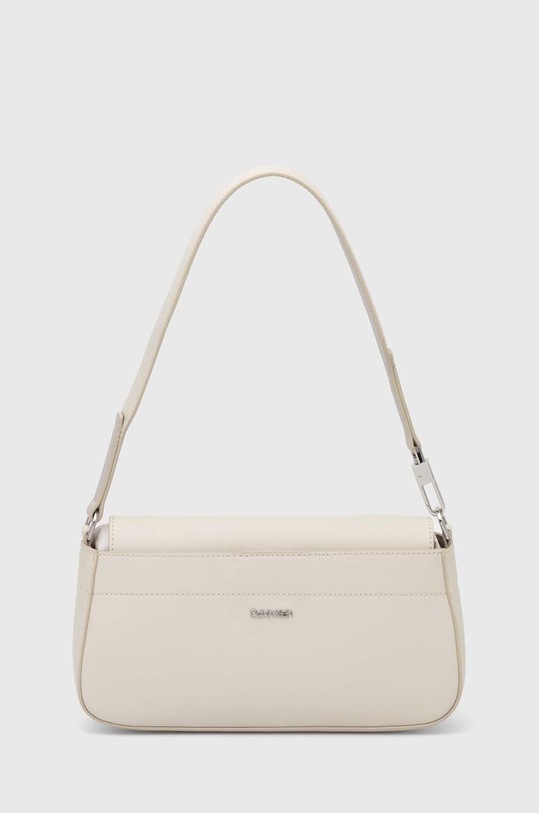 Calvin Klein torebka nie mieści A4 beżowy K60K611680