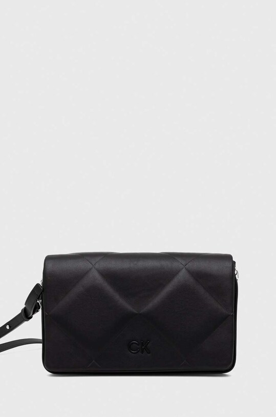 Calvin Klein poșetă uni negru K60K611759