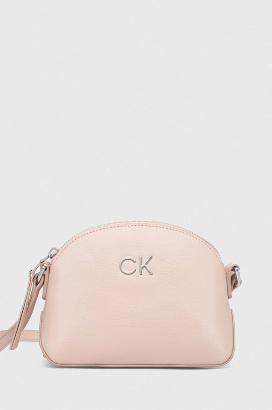 Calvin Klein torebka skóra licowa różowy K60K611880