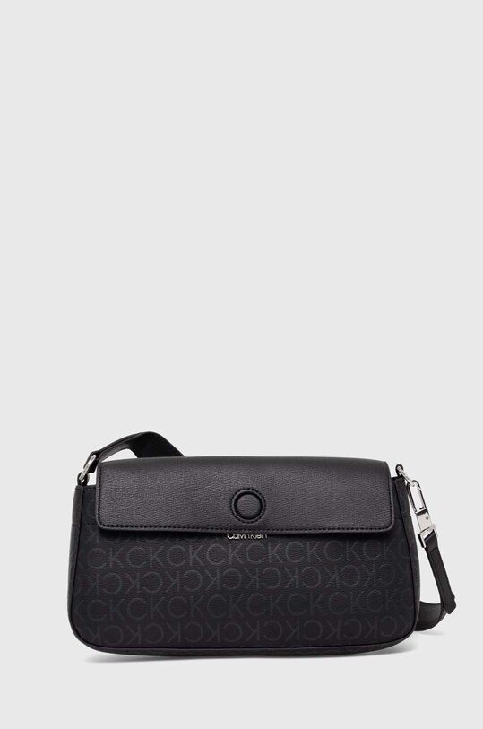 Calvin Klein poșetă uni negru K60K611888