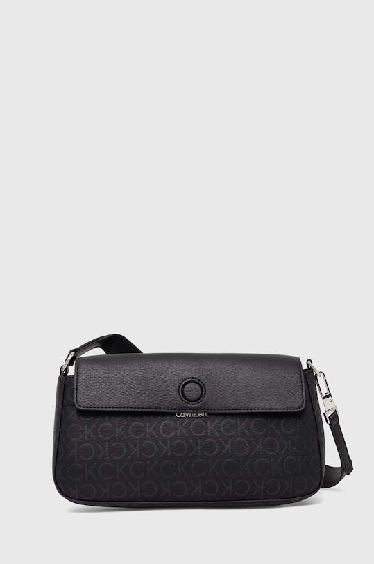 Calvin Klein torebka nie mieści A4 czarny K60K611888