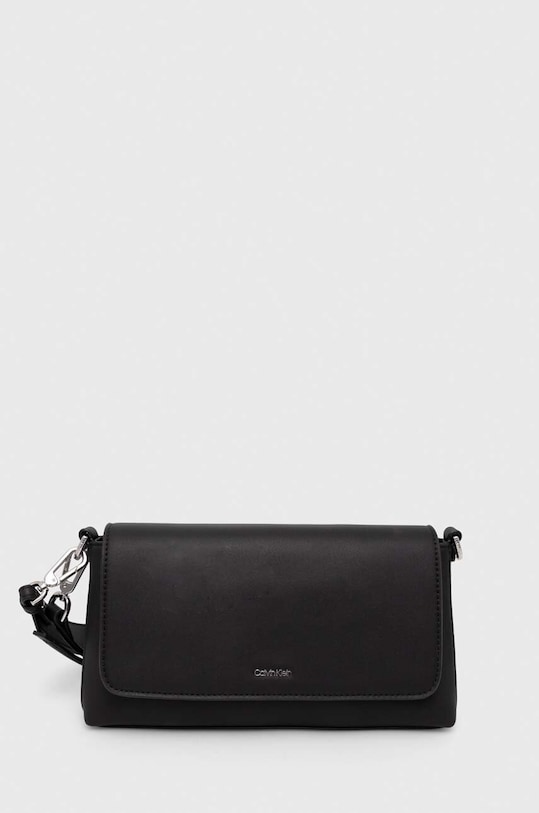 Kabelka Calvin Klein jednofarebný čierna K60K611928