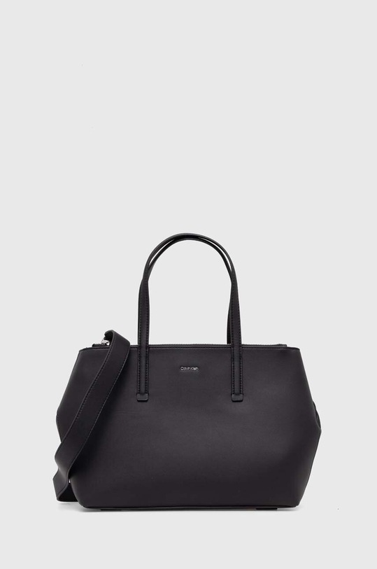 Calvin Klein torebka nie mieści A4 czarny K60K611929