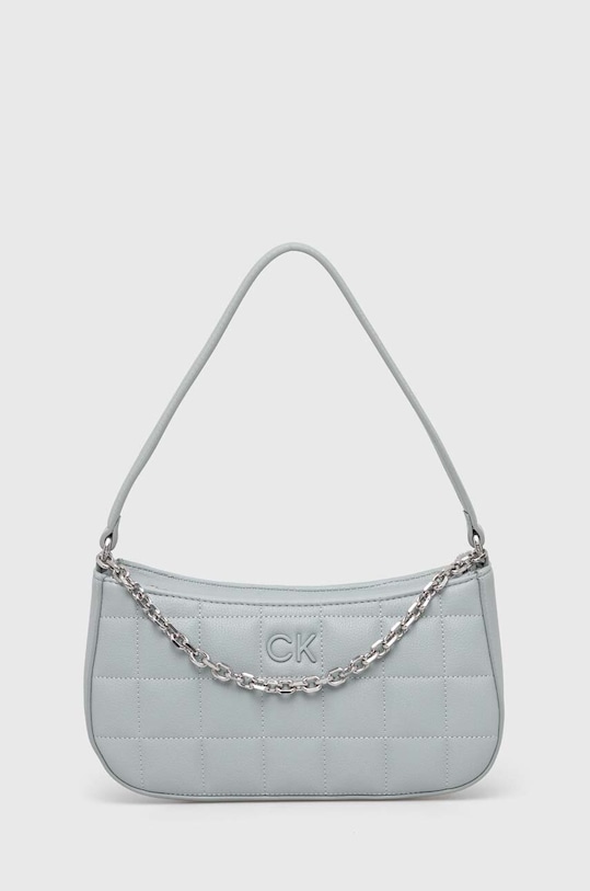 Kabelka Calvin Klein hladký šedá K60K612017