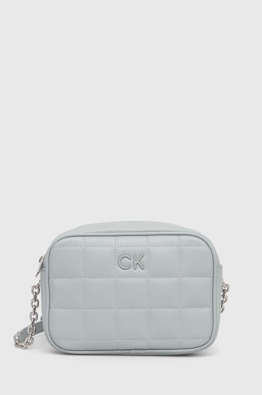 Kabelka Calvin Klein imitácia kože sivá K60K612331