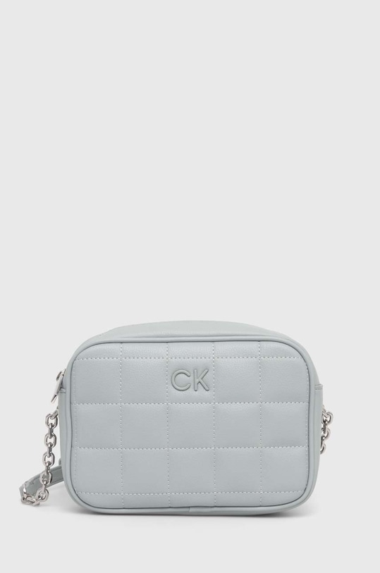 Kabelka Calvin Klein imitácia kože sivá K60K612331