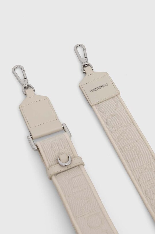 Calvin Klein pasek do torebki K60K611690 beżowy SS24