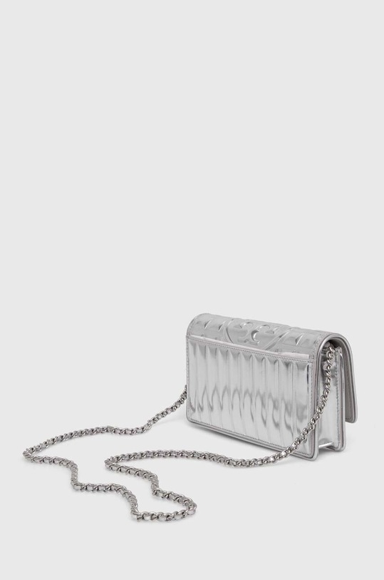 Dodatki Torbica Tory Burch Fleming Soft Metallic 154945.040 srebrna