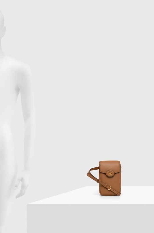 Kožený obal na telefón Tory Burch Robinson Pebbled Phone 156748.202
