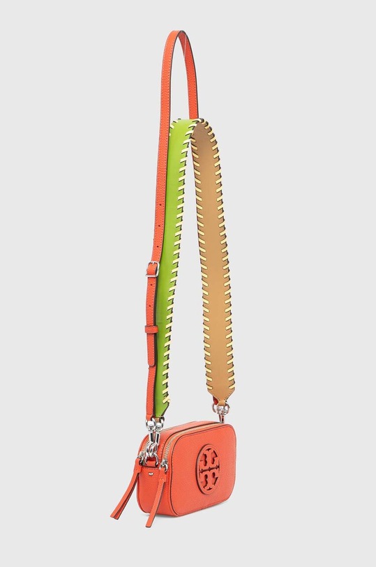 Tory Burch torebka skórzana Miller Mini 159348.601 pomarańczowy SS24