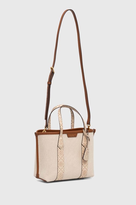 Tory Burch torebka Perry Canvas Small 158635.122 beżowy SS24