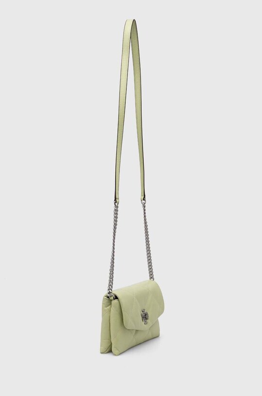 Tory Burch torebka skórzana Kira Diamond Quilt 154987.300 zielony SS24