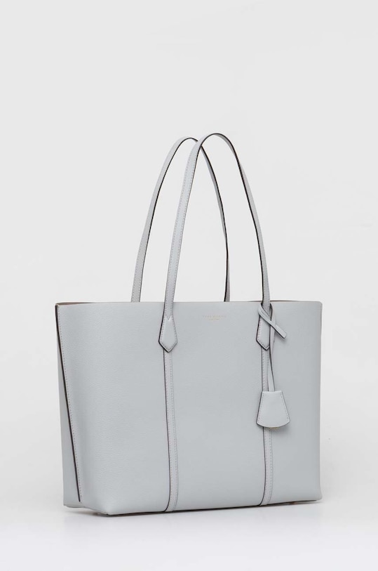 Tory Burch torebka skórzana Perry Triple-Compartment 81932.020 szary SS24