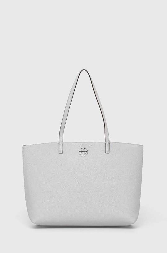 Tory Burch torebka skórzana McGraw skóra licowa szary 152221.021
