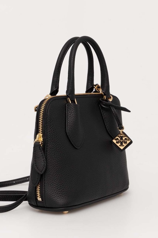 Tory Burch torebka skórzana Mini Pebbled Swing 155619.001 czarny SS24