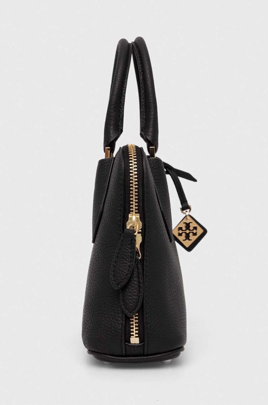 Akcesoria Tory Burch torebka skórzana Mini Pebbled Swing 155619.001 czarny