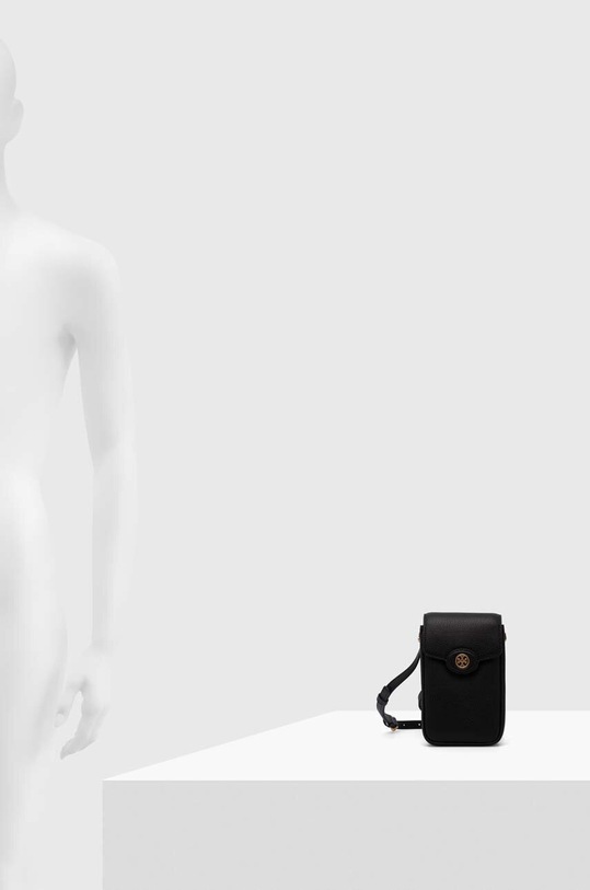 Kožený obal na telefón Tory Burch Robinson Pebbled 156748.001