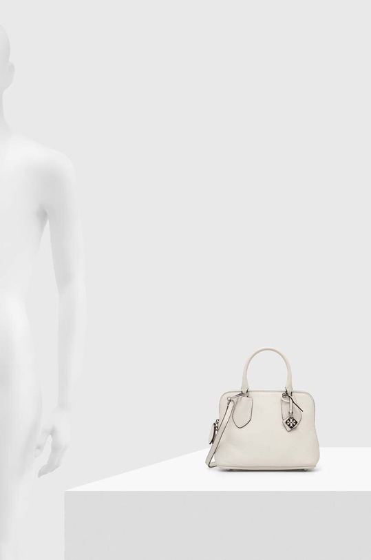 Tory Burch torebka skórzana Mini Pebbled Swing 155619.100 biały