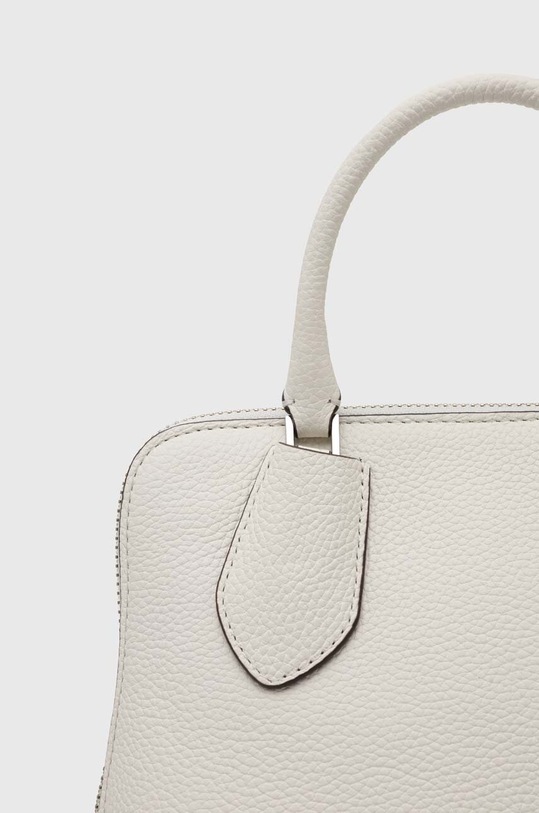 Akcesoria Tory Burch torebka skórzana Mini Pebbled Swing 155619.100 biały
