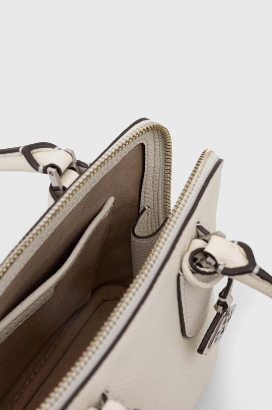 Tory Burch torebka skórzana Mini Pebbled Swing biały 155619.100