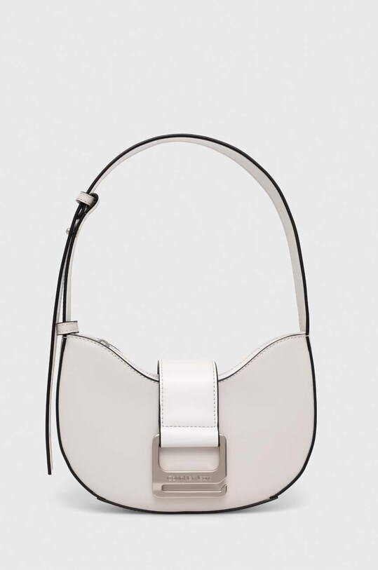 Kabelka Calvin Klein Jeans hladký šedá K60K611813
