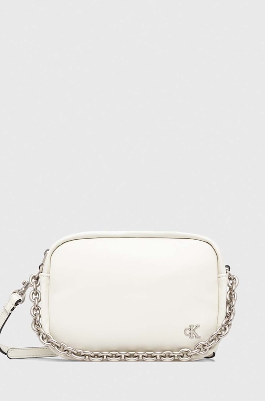 Calvin Klein Jeans torebka nie mieści A4 beżowy K60K611949