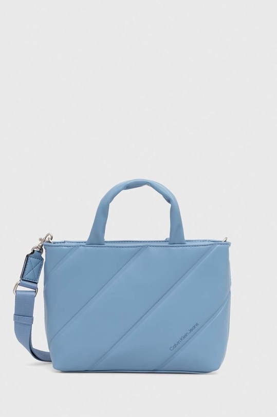 Calvin Klein Jeans torebka nie mieści A4 niebieski K60K611957
