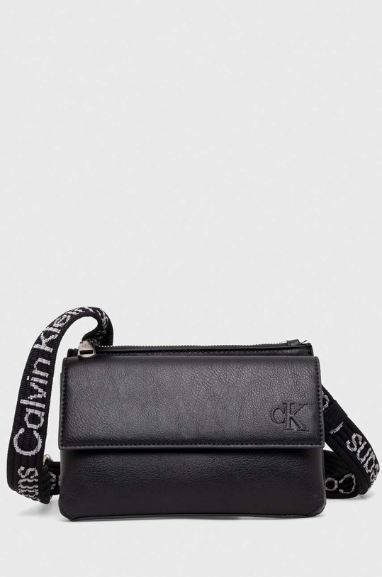 Calvin Klein Jeans torebka nie mieści A4 czarny K60K611968
