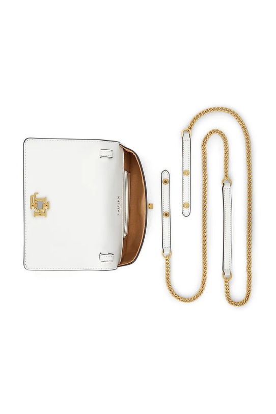 Шкіряна сумочка Lauren Ralph Lauren білий 432915377