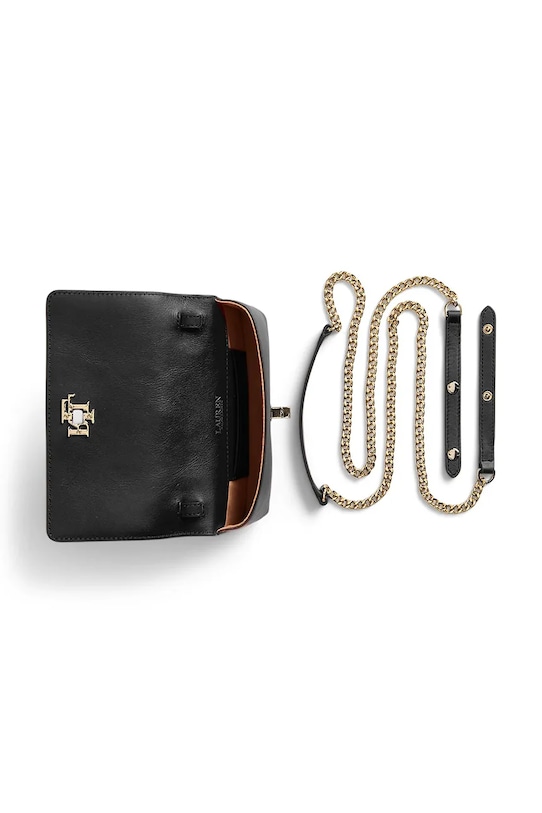 Lauren Ralph Lauren poseta de piele 432915377 negru