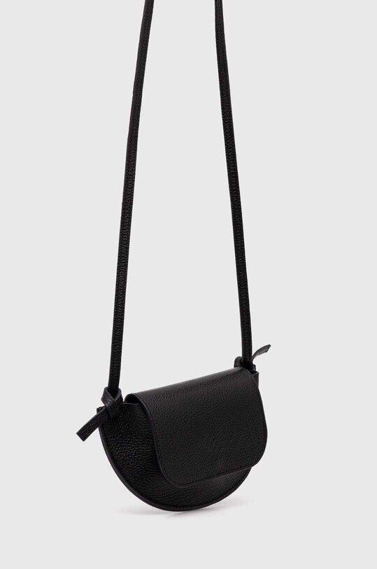 MMC STUDIO torebka skórzana SATURNSMALL.BAG czarny SS24