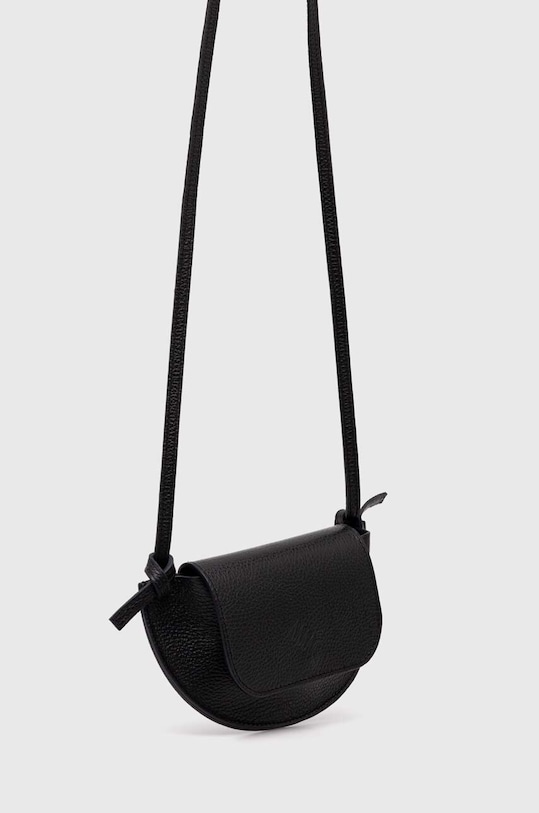 Шкіряна сумочка MMC STUDIO SATURNSMALL.BAG чорний SS24