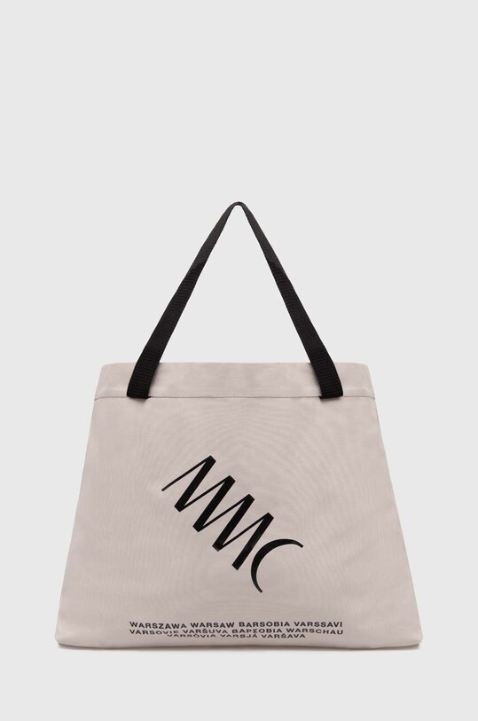 MMC STUDIO torebka bawełniana mieści A4 beżowy LOGOBIG.BAG