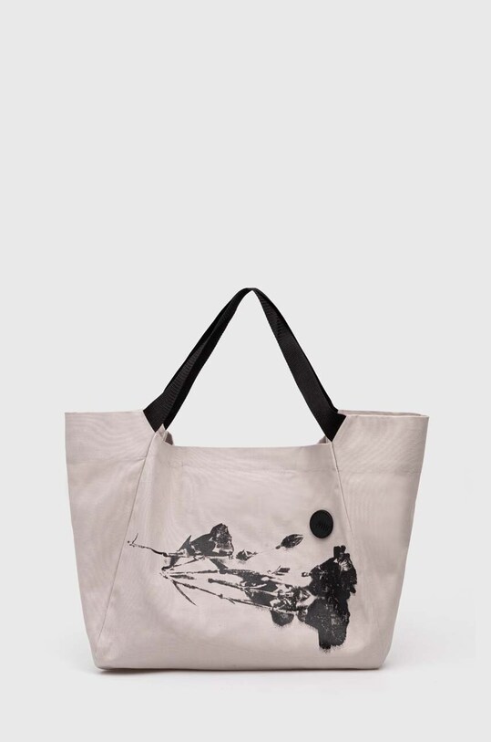 MMC STUDIO torebka mieści A4 beżowy FLOWER.BAG