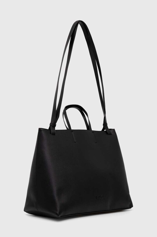 A.P.C. poșetă Cabas Market PUABL.F61830.LZZ negru SS24