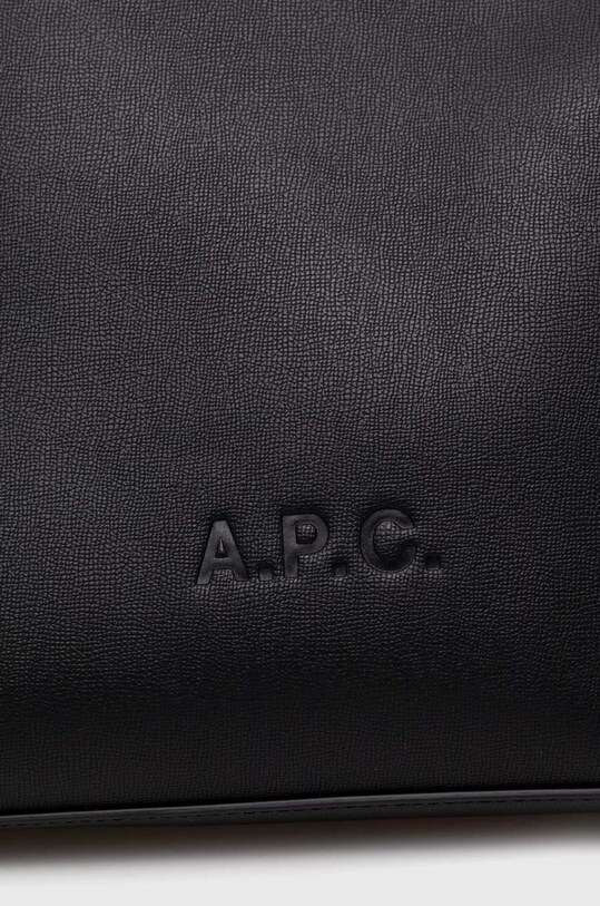 A.P.C. poșetă Cabas Market negru PUABL.F61830.LZZ